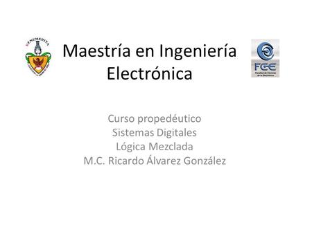 Maestría en Ingeniería Electrónica