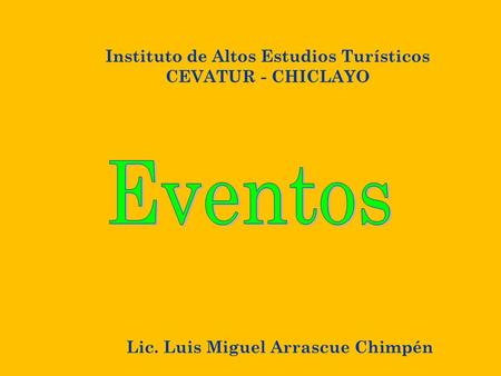 Instituto de Altos Estudios Turísticos