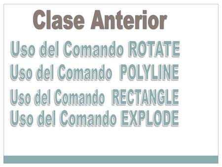 AutoCAD permite trabajar con los denominados BLOQUES, que no son más que un dibujo o conjunto de líneas tratado como una sola entidad, (todo lo contrario.