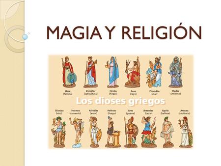 MAGIA Y RELIGIÓN.