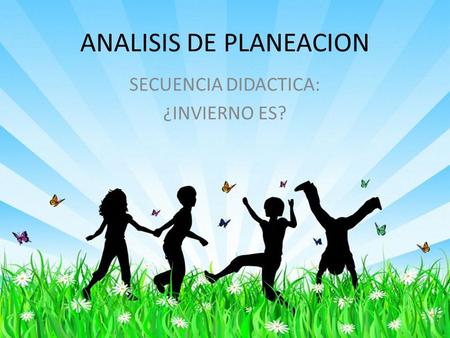 ANALISIS DE PLANEACION