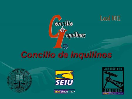 Concilio de Inquilinos. Que es el Concilio de Inquilinos? Un Concilio de inquilinos es una unión de todos o gran parte de los Inquilinos en un edificio.