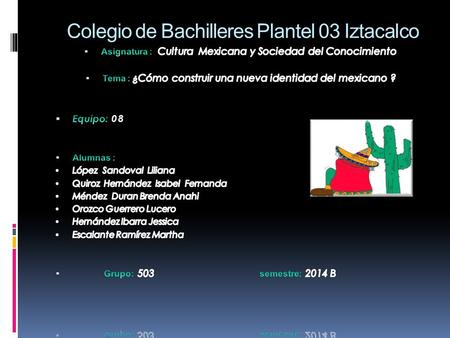 Colegio de Bachilleres Plantel 03 Iztacalco