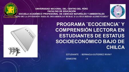 Estudiante : Bernaola Gutierrez Irvin f Semestre : x