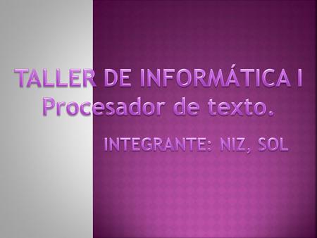 Un procesador de texto es una aplicación informática destinada a la creación o modificación de documentos escritos por medio de una computadora.