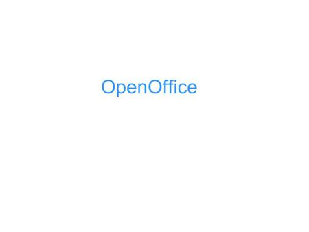OpenOffice.