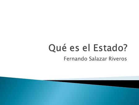 Fernando Salazar Riveros