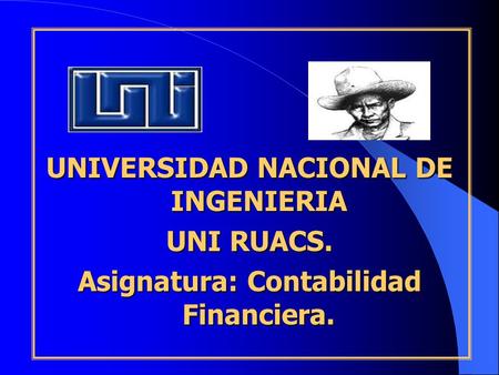 UNIVERSIDAD NACIONAL DE INGENIERIA UNI RUACS.