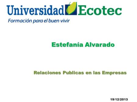 Relaciones Publicas en las Empresas