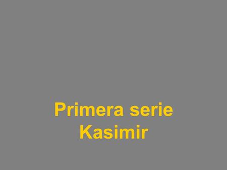 Primera serie Kasimir Interacciones 2002. M. A. Guérin. Interacción 1, Primera serie Kasimir. 2002.