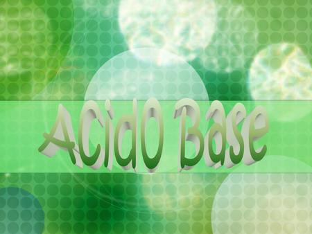 Acido Base.