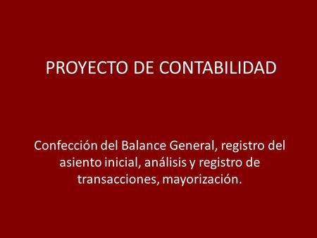 PROYECTO DE CONTABILIDAD