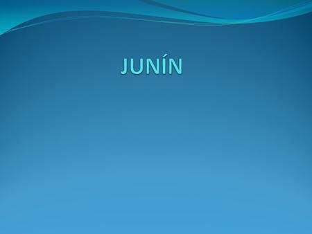 JUNÍN.