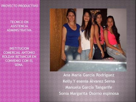 JHDH Ana María García Rodríguez Kelly Y esenia Álvarez Serna