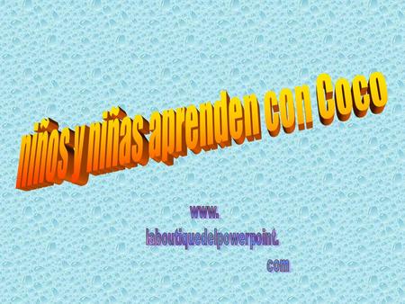 niños y niñas aprenden con Coco