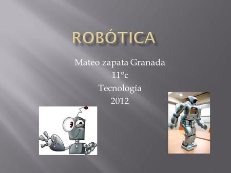 Mateo zapata Granada 11°c Tecnología 2012