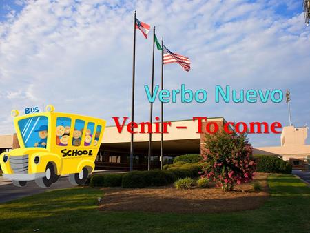 Venir – To come. Venir Remember this verb: “tener”, ‘to have’? Yo tengoNosotros tenemos Tú tienesVosotros tenéis Él Ellos Ella tieneEllas tienen Ud.Uds.