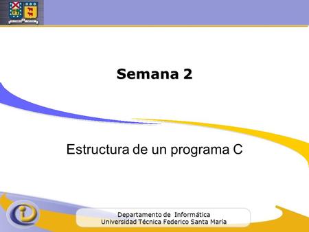 Estructura de un programa C