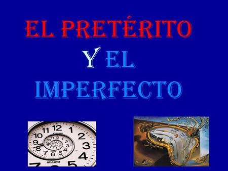 El Pretérito y El Imperfecto. ¿Cuándo se usa el pretérito y el imperfecto? Pretérito 1. A ction 2. D efinite End. 3. I nterruption 4. O ne time 5. S equence.