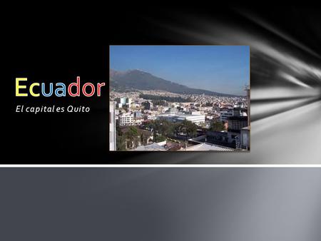 El capital es Quito. El mapa de Ecuador  Amarilla, Azul, Roja La Bandera de Ecuador es color.