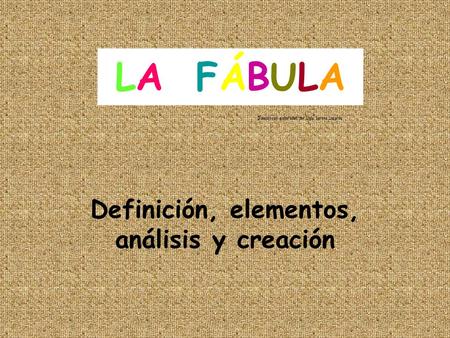 Definición, elementos, análisis y creación
