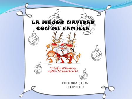 EDITORIAL; DON LEOPOLDO