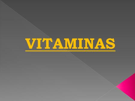 VITAMINAS.
