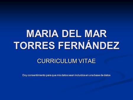 MARIA DEL MAR TORRES FERNÁNDEZ