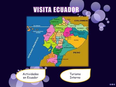 Actividades en Ecuador