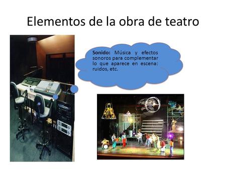Elementos de la obra de teatro