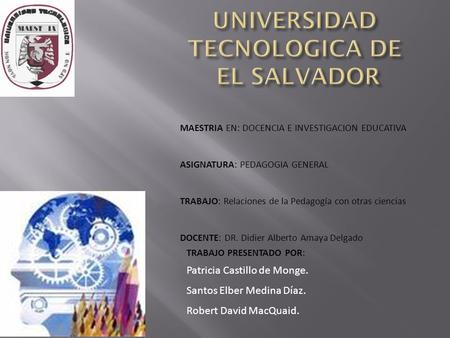 UNIVERSIDAD TECNOLOGICA DE EL SALVADOR