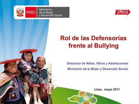 Rol de las Defensorías frente al Bullying