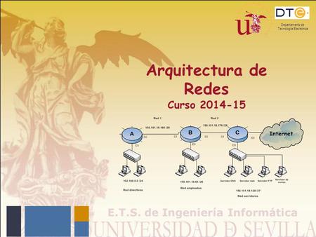 E.T.S. de Ingeniería Informática Arquitectura de Redes Curso 2014-15 Departamento de Tecnología Electrónica.