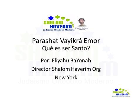 Director Shalom Haverim Org