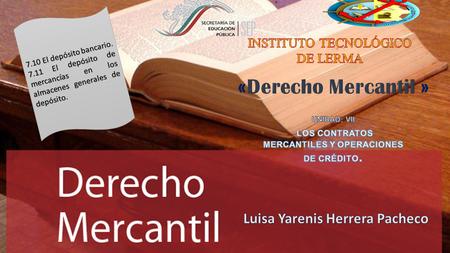 «Derecho Mercantil » Luisa Yarenis Herrera Pacheco