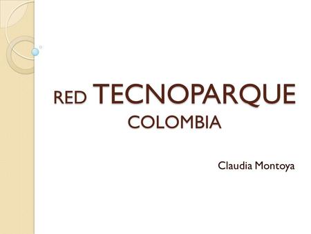 RED TECNOPARQUE COLOMBIA