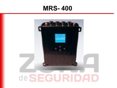 MRS- 400. Media Relay System (MRS) Es una solución completa para la seguridad móvil y transmisión desde cualquier terreno sea espacios móviles o fijos.