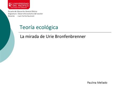 La mirada de Urie Bronfenbrenner