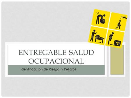 Entregable Salud Ocupacional