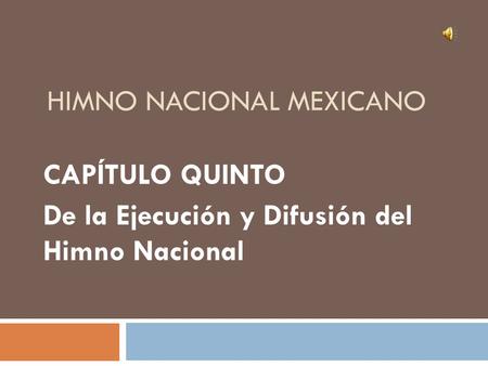 Himno Nacional Mexicano