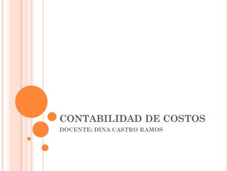 CONTABILIDAD DE COSTOS