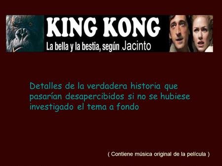 Detalles de la verdadera historia que pasarían desapercibidos si no se hubiese investigado el tema a fondo ( Contiene música original de la película )