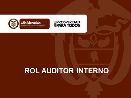 ROL AUDITOR INTERNO.