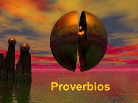 Proverbios.