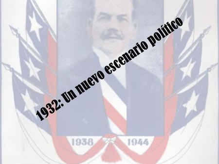 1932: Un nuevo escenario político. ¿Qué sabes acerca de los Partidos Políticos y su relevancia en el Chile de hoy? ¿Qué importancia tienen los Partidos.