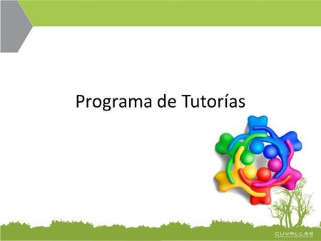Programa de Tutorías.