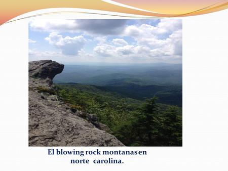 El blowing rock montanas en norte carolina.. un apacible lago en washington municipio.