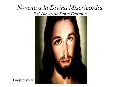 Novena a la Divina Misericordia