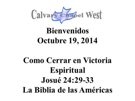 Como Cerrar en Victoria Espiritual La Biblia de las Américas