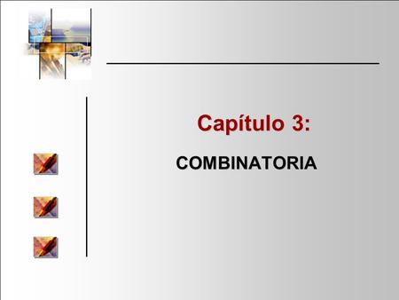 Capítulo 3: COMBINATORIA.